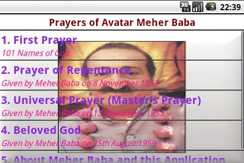 Prayers of Avatar Meher Baba截图3