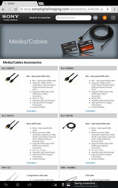 Sony DI Accessory Guide 2.1截图1