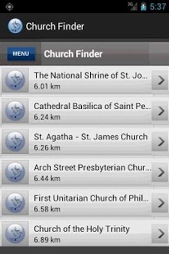 Church Finder截图2