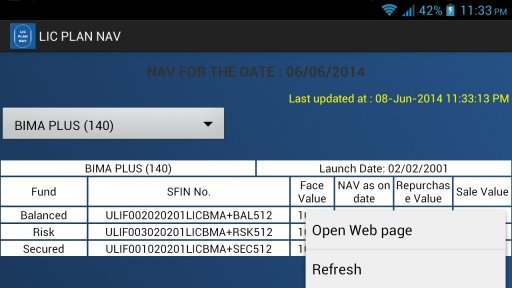 LIC PLAN NAV截图5