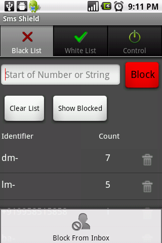 短信盾SMS Shield v1.1截图2