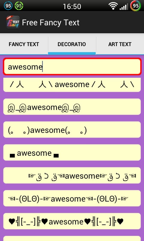 Fancy Text Generator App截图2
