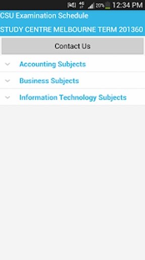 CSU Examination Schedule截图6