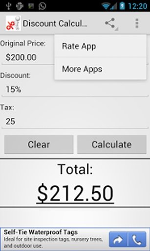 Discount Calculator Lite截图11