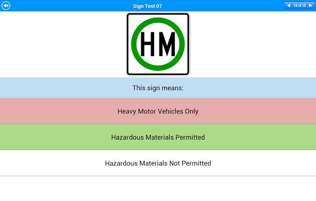 Motorcycle Permit Test Lite截图7