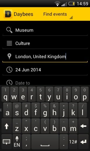 Daybees Event Finder截图3