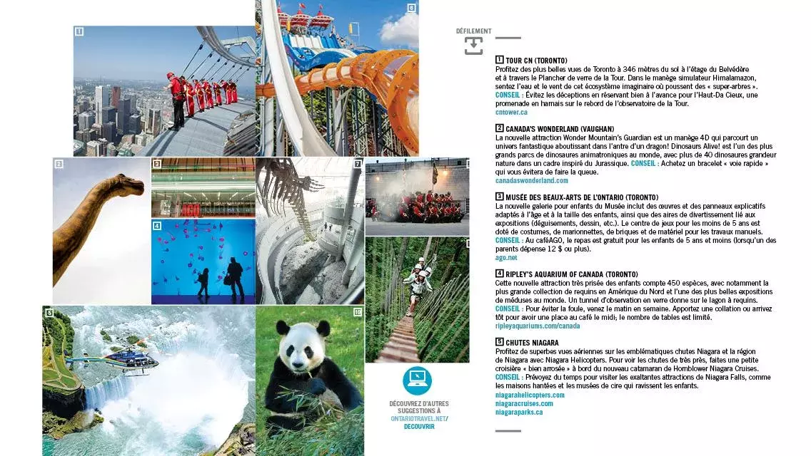 Magazine de voyage L’Ontario截图9