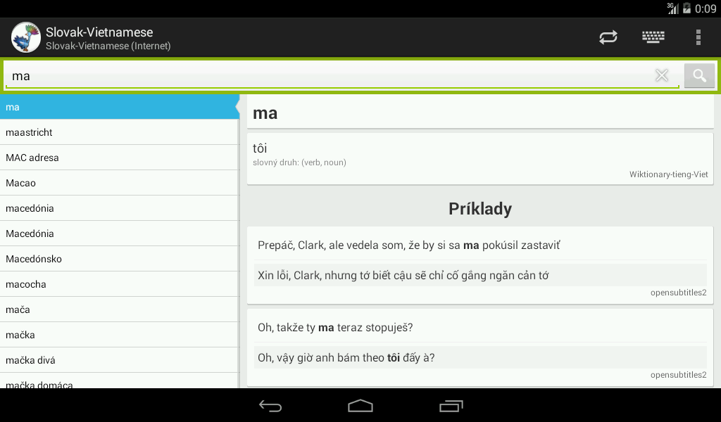 Slovak-Vietnamese slovník截图3