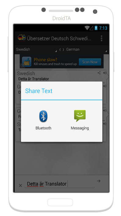 Übersetzung Deutsch Schwedisch截图4