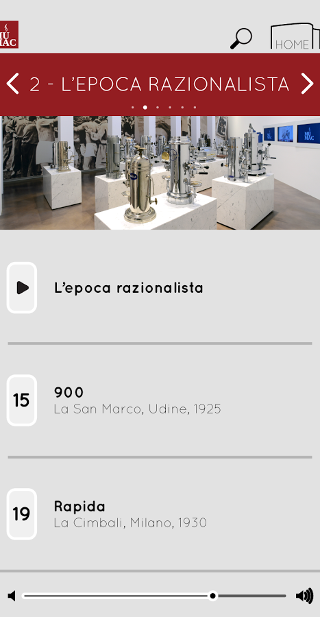 Audioguía del museo MUMAC截图11