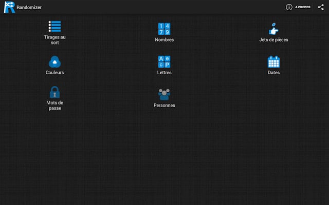 Randomizer - g&eacute;n&eacute;rateur hasard截图4