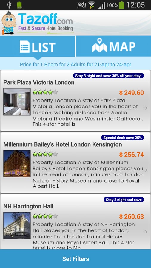 Hotels with Deals - Tazoff.com截图4