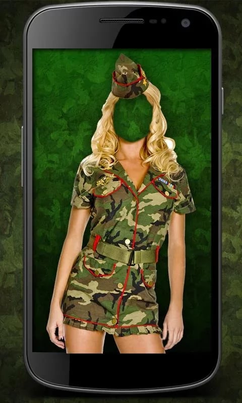 Woman Army Suit Photo Ma...截图1