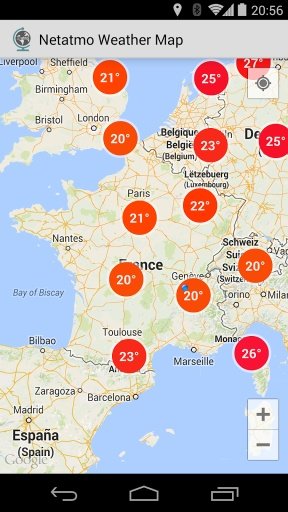 Netatmo Weather Map截图5