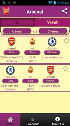 EPL Fixtures截图7