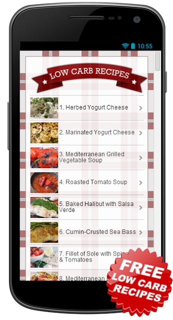 Low Carb Recipes (Free)截图3