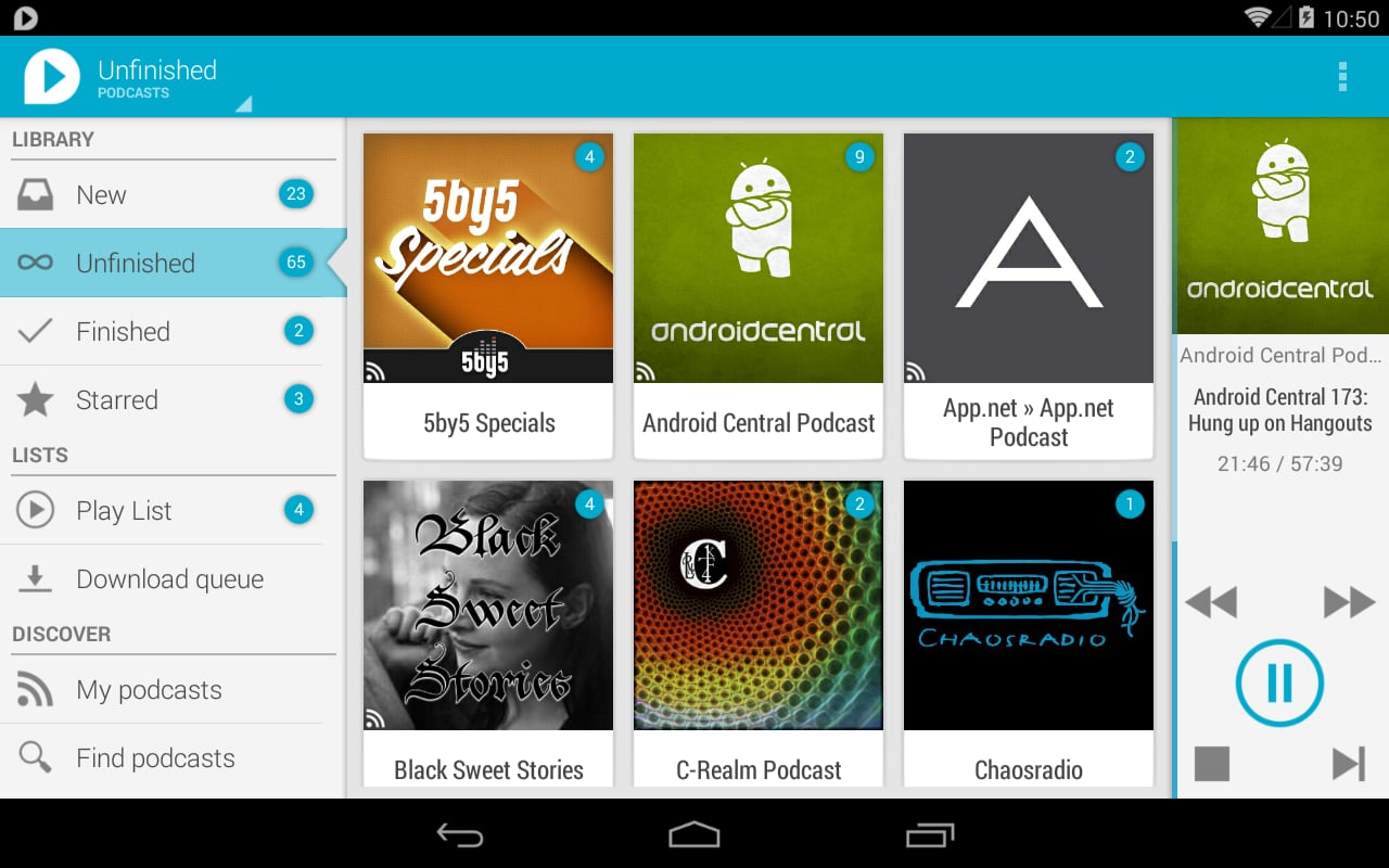 uPod Podcast Player – T...截图10