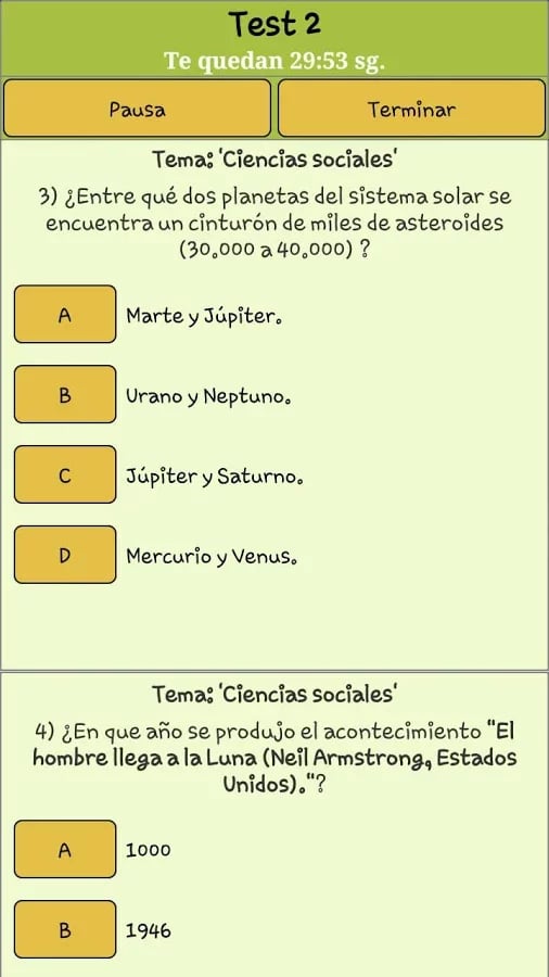 TestOpos Cultura General截图6