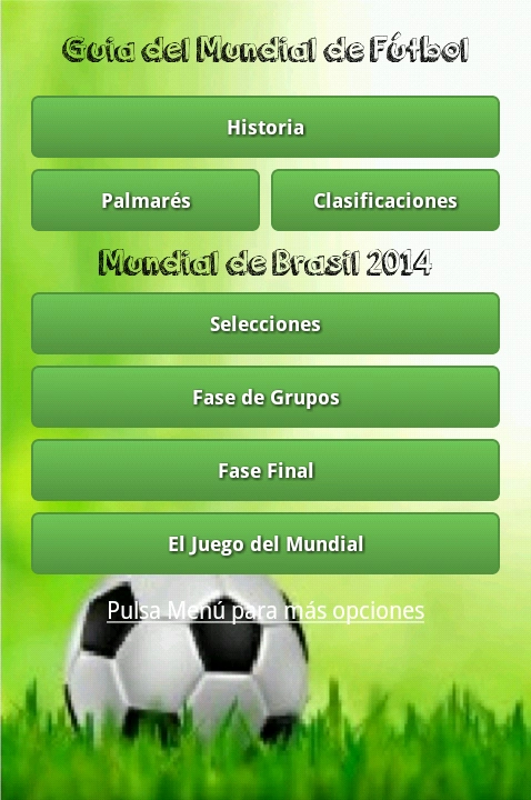 Guia del Mundial de Fútbol截图1