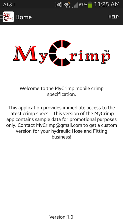 MyCrimp – Crimp Specifications截图1