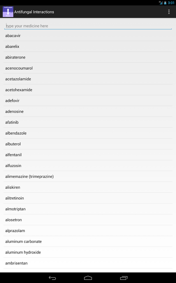 Antifungal Interactions截图1