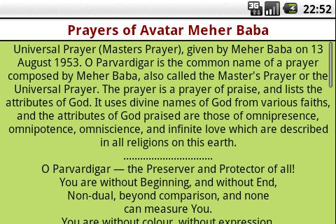 Prayers of Avatar Meher Baba截图4