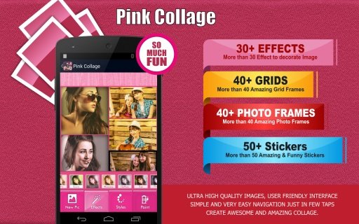 Pink Collage Maker截图2