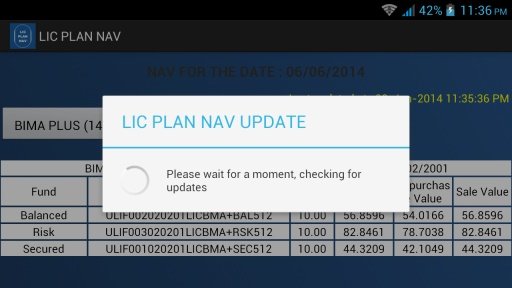 LIC PLAN NAV截图1