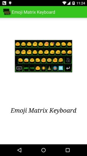 Emoji Matrix keyboard截图4