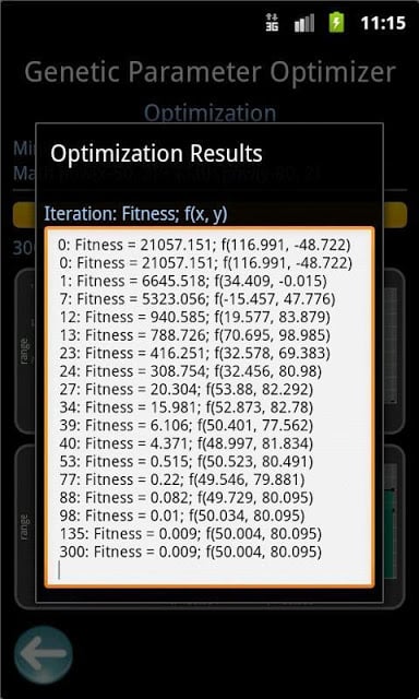 Genetic Parameter Optimizer截图1