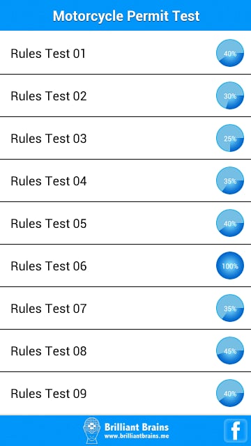 Motorcycle Permit Test Lite截图4