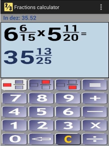 Fraction Calculator截图5