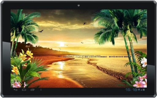 Oceanic Beach Sunset LWP截图3