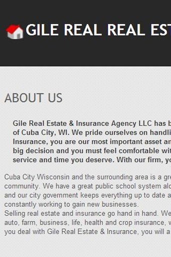 Gile Real Estate &amp; Insurance截图1