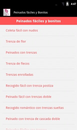 Peinados faciles y bonitos截图2