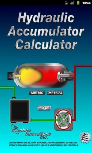 Hydraulic Accumulator Calc截图3