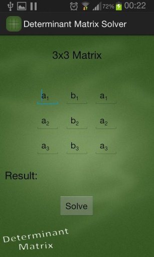 Determinant Matrix Solver截图2