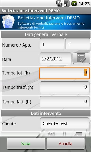 Bollettazione Interventi DEMO截图1