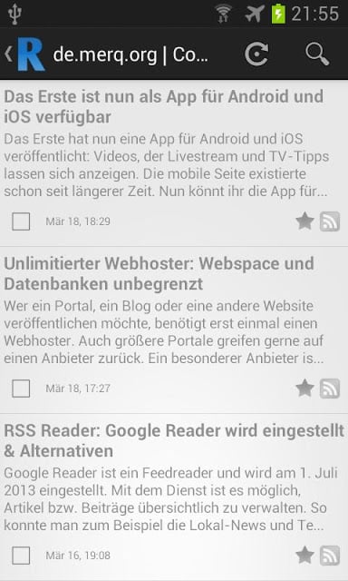 RSSly - Dein RSS-Reader截图3