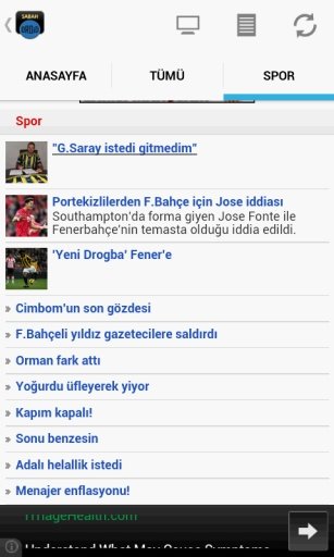 Sabah Gazetesi Droid截图3