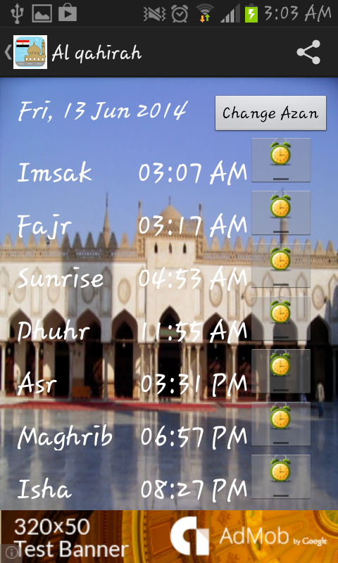 Egypt Prayer Timings (Islamic)截图3