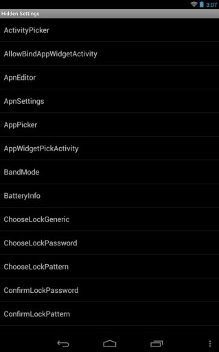 Hidden Android Settings截图3