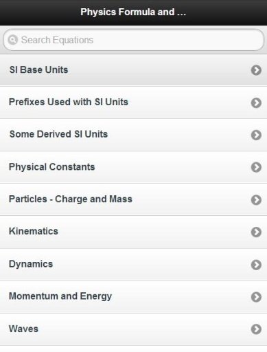 Physics Formulas and Equations截图3