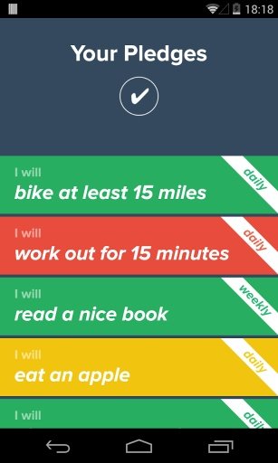 Pledge - Make New Habits截图6