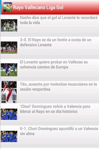 Rayo Vallecano Liga Gol截图1