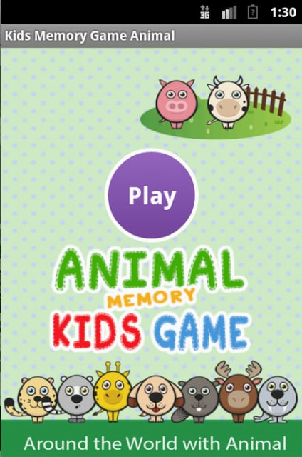 Kids Memory Game Animal截图1