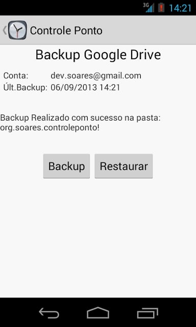 Controle de Registro de Ponto截图1