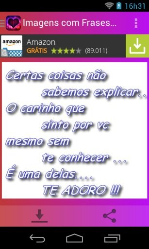 Imagens con Frases de Carinho截图4