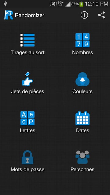 Randomizer - g&eacute;n&eacute;rateur hasard截图10