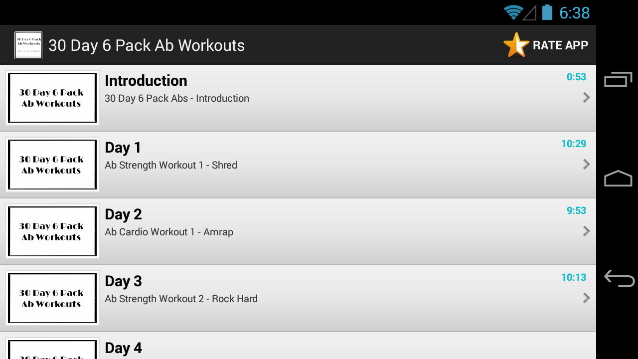 30 Day 6 Pack Ab Workouts截图3